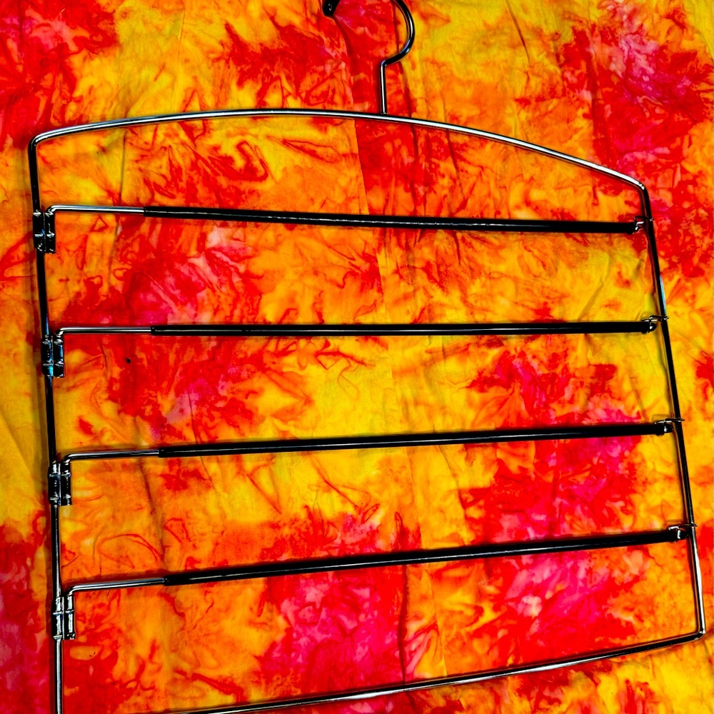 5 Tier Swing Arm Pants Hanger Chrome